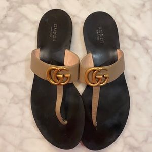 GUCCI Double G thong sandals